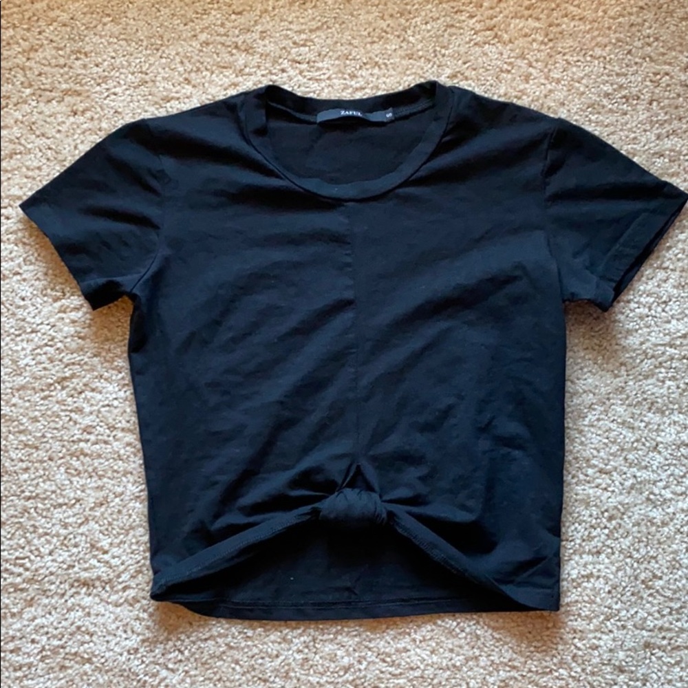 Zaful Knot Crop Top sz S